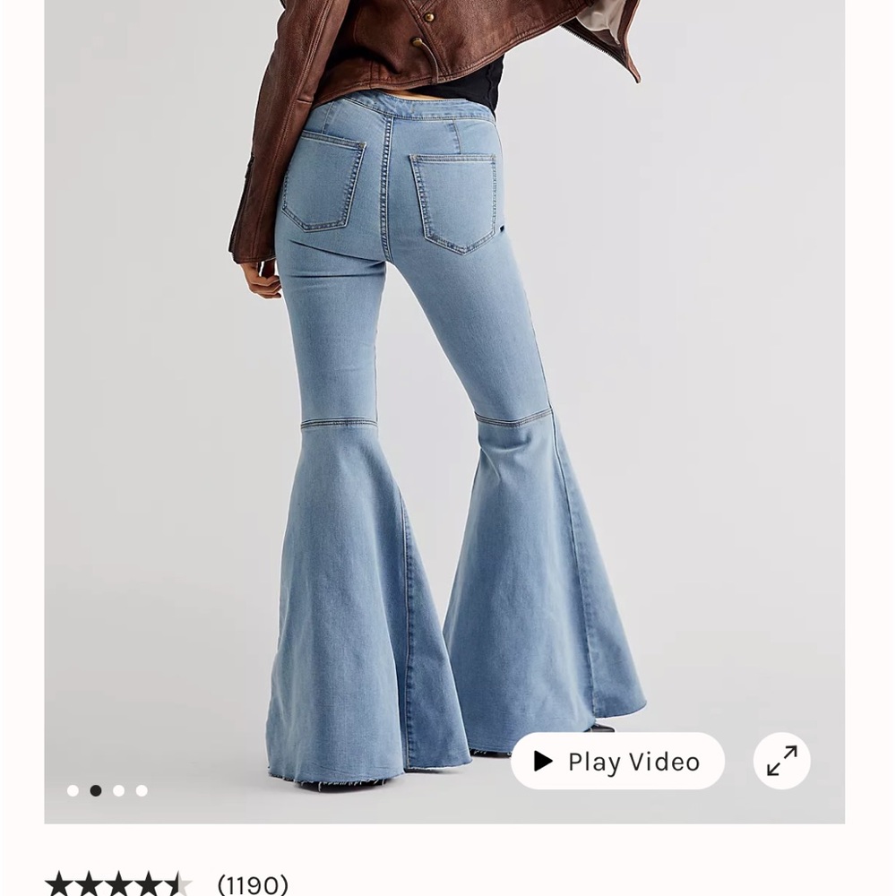 Free people Just Float on Flare jeans